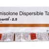 Prednisolone 2.5mg (Omnacortil 2.5)
