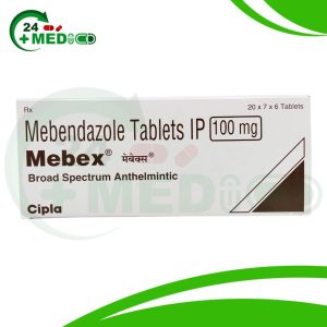Mebendazole 100 Mg (Mebex 100)